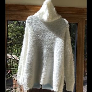 COPY - Mudd ladies lightweight fuzzy hooded open cardigan